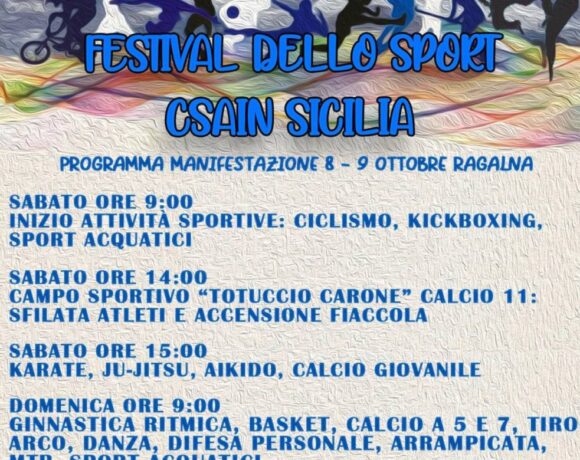 Festival dello sport CSAIn Sicilia