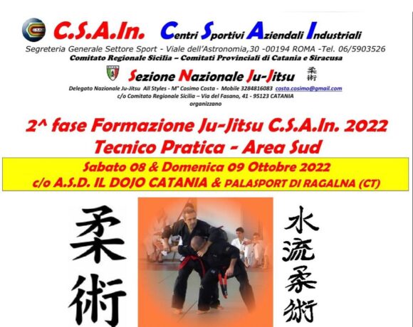 2° fase Formazione Ju-Jitsu CSAIn